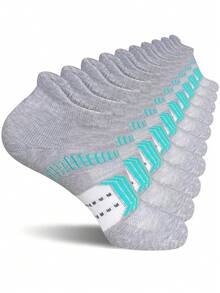 20 Pairs Men's Casual Comfortable Moisture-Wicking Odor-Resistant Sports Socks, Fashionable Ankle Socks - Multicolor - View 8