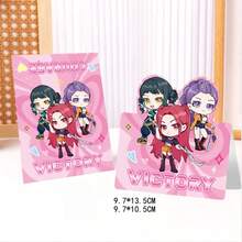 K-Pop 女团猎巫主题 3D 折叠贺卡，祝福卡，奖励卡，DIY 卡片 - 彩色 - 查看 10