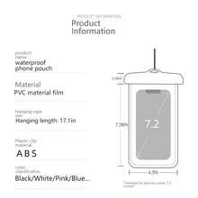 2 件装防水手机壳，兼容 14/13/12/11 Pro Max/XS Plus、Galaxy S22/S23（最大 7.0 英寸），3D 防水手机袋。防水潜水袋/手机干袋，触屏密封，适合游泳和水下摄影，防尘、防震、防雨。 - 彩色 - 查看 3