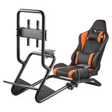 Lenkradständer, Racing Wheel Stand, Simulator-Cockpit mit Monitorständer, für Logitech G25, G27, G29, G920, G923, Thrustmaster T300RS, TX F458, T500RS, T3PA-PRO (F1/GT) und CSR-Pedale - für  G25, G27, G29, G920, G923, mit Monitorständer - Übersicht 8