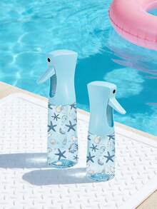 Bình xịt phun sương du lịch PET họa tiết sao biển và vỏ sò, bình xịt phun sương áp suất cao chuyên nghiệp, bình xịt phun sương tự động liên tục áp suất cao 200ml/300ml, dụng cụ tạo kiểu tóc, sản phẩm và phụ kiện chăm sóc tóc, đồ dùng cần thiết khi đi làm tóc, bình xịt đa chức năng. - Nhiều màu - Xem 2