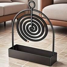 1 chiếc giá đỡ nhang muỗi bằng kim loại, thích hợp để treo hoặc đốt nhang, dùng để trang trí phòng khách/phòng ngủ và khi cắm trại ngoài trời. - nhiều màu - Xem 10