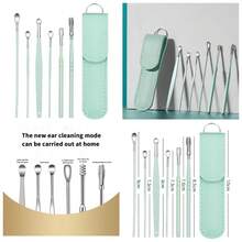Portable Ear Wax Removal Kit 6PCS With Ear Scope And 360 Spiral Massage Tool For Adults Kids Ear Cleaning - 1 - 查看 1