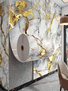 1 Rolle 118,1 Zoll/300cm Marmor Selbstklebende Tapete, geeignet für Küchenrückwand, Dusche, Badezimmer, Wohnzimmer und Bodenbelag - 40 x 300 cm (15,7 x 118 Zoll) - Übersicht 14