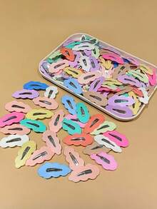 10/20/30pcs/Set Maillard Color Series Multi-Style Hair Clips, Minimalist Hair Accessories - Suitable For Girls And Women, Perfect For Daily Wear And Back To School Season - Multicolor - View 5