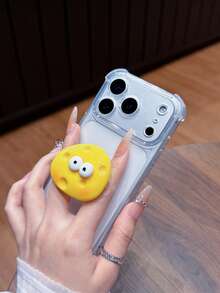 可爱卡通奶酪造型防震透明手机壳，适用于 17、17 Pro、17 Air、17 Pro Max、11、11 Pro、11 Pro Max、12、12 Pro、12 Pro Max、13、13 Pro、13 Pro Max、14、14 Pro、14 Plus、14 Pro Max、15、15 Pro、15 Plus、16、16 Pro、16 Pro Max、16 Plus - 無色 - 查看 5