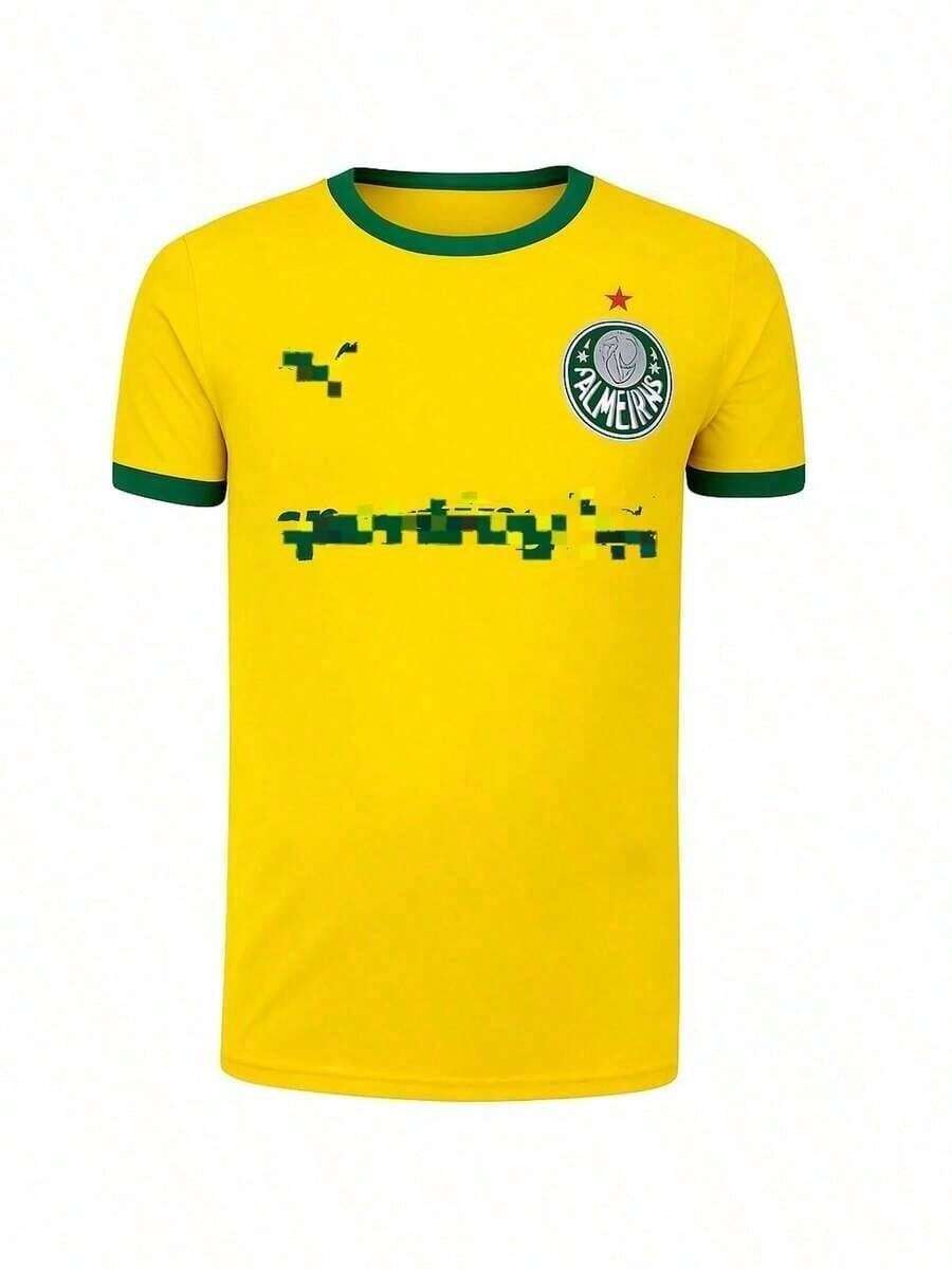 NEW PALMEIRAS YELLOW 2025 TEAM SHIRT MEN'S FOOTBALL SHIRT NEW - 黃色 - 查看 1