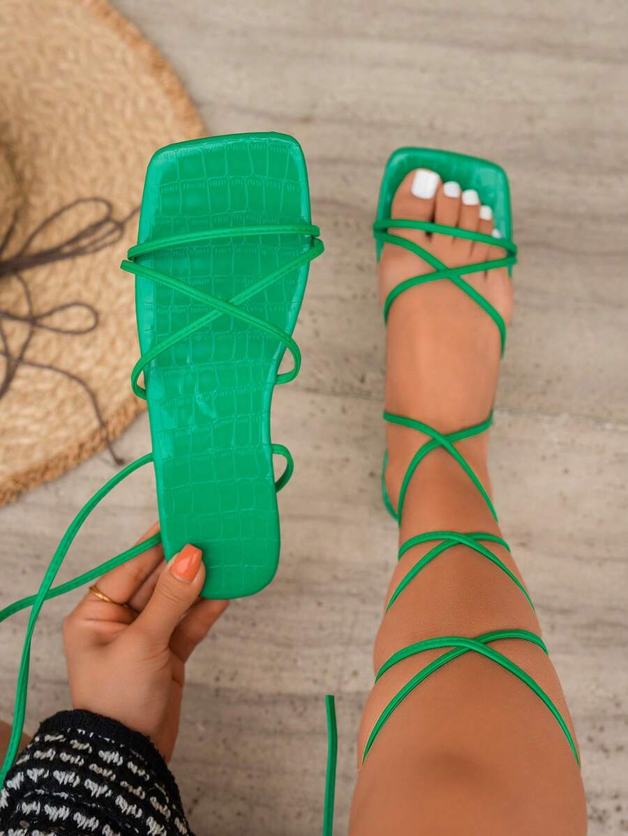 Flat Women Sandals, Open Toe Casual Sexy Indoor/Outdoor Slippers,Summer Outfits