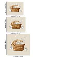 1件装藤编洗衣机罩垫及吸水防滑垫 - 厨房/洗衣房台面保护垫，现代家居装饰地毯，节日配件，硅藻土材质，家用收纳垫 - 彩色 - 查看 11