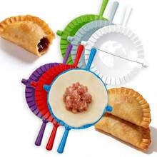 1pc 29cm Large Dumpling Mold, 15.5cm Diameter Wider Pressing Mold, Multifunctional Homemade Pasta Maker, For Dumplings/Siu Mai/Pies/Cookies, Baking Tool, Kitchen Gadget, Pasta Maker, Non-Stick Easy Clean, Kids DIY Pasta Mold, Pie Crust Presser, Multiple Colors Available - Multicolor - View 2