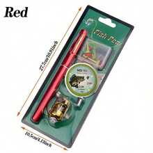 Portable Telescopic Fishing Rod Set With Reel, Suitable For Beginner Travelers - Multicolor - View 14