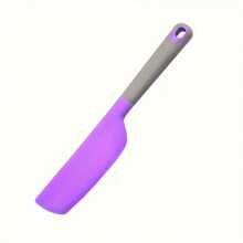 1pc Extra Large Silicone Cake Spatula - Heat Resistant, Non-Stick And Flexible Kitchen Tool, Suitable For Cooking, Baking, Mixing And Scraping, Silicone Jam Mixing Scraper Cake Cream Large Spatula Baking Kitchen Baking Tool - Multicolor - View 11