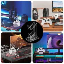Universal Dual-Layer Game Controller, Headphone Display Stand And Organizer Rack - Multicolor - View 5