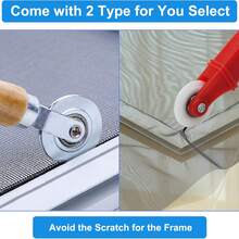 Window Screen Repair Kit Mesh Screen Spline Roller Repair Tools Kit With Screen Installer Clips, Metal And Plastic Spline Fixing Tool Kit For Window Screen1 - A - View 6