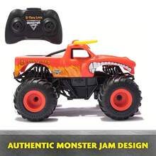 Monster Jam Official Grave Digger Vs El Toro Loco Racing Rivals Remote Control Monster Trucks - 1:24 Scale - 2 Pk - 1 - View 4