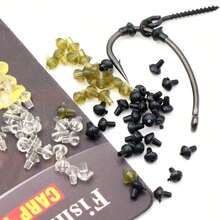 30pcs Carp Fishing Hooks With Bait And Nut, Comes With Rubber Beads, Suitable For Ronnie Rigs And Boilies, Essential Fishing Gear - Multicolor - View 6