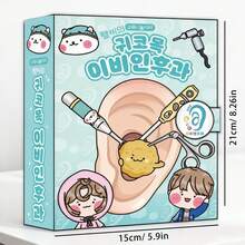 Kit Kerajinan DIY Buku Tenang Bermain Peran Dokter THT, Mainan Medis Bermain Peran, Set Interaktif Sains Pencerahan Profesi yang Lucu - MultiWarna - View 10