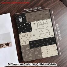 1 Ốp lưng dạng sách lật nhiều góc in hình thỏ dễ thương - Có ngăn đựng bút, tương thích với iPad Pro (M5)/ Air (M3)/ 11"(A16)/ 10.9/10.2/ Air thế hệ thứ 5/Pro11/10/9.7/Air 2/ (thế hệ thứ 7)/ (thế hệ thứ 8)/ Air 4/5/ Pro 11/ Ốp thông minh 10.9 inch thế hệ thứ 10 năm 2022/ Air 13(M3 2025)/ Air 11(M3 2025)/ Air 11(M3 2025)/ 11(A16 2025)/Galaxy Tab S10+/S9/A9, chức năng tự động ngủ/thức, tương thích với 6/6pro/7/7pro - Nhiều màu - Xem 4