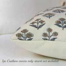 1 pezzo Federa per cuscino stile fattoria con motivo floreale ditsy (inserto cuscino non incluso), design botanico classico vintage di campagna, adatto per camera da letto, balcone, soggiorno, sala da pranzo, decorazione per la casa, cuscino per divano - Cachi - Visualizzare 2