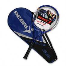 PUBAMALL Raqueta de Tenis para una Raqueta de Tenis con Bolsa de Transporte y 2 Bolas - Azul - Ver 3
