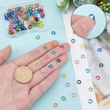 50g 6/8/10mm Colored Jump Rings Open Jump Rings O Ring Connectors Jewelry Making Rings Chainmail Rings For Keychain Choker Earring Necklaces Bracelet Jewelry Making - Multicolor - View 6