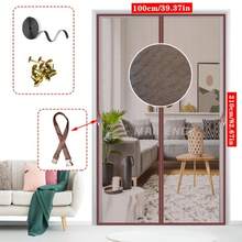 Cửa lưới từ tính - Chống muỗi và thoáng khí mùa hè, sợi polyester, tự dính, lắp đặt không cần dụng cụ, chống trầy xước do thú cưng. - Sợi kim cương không ren - Xem 19