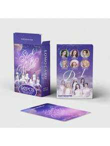 92件套 - 包括卡片（60张卡片+32张贴纸），双面LOMO卡片，贺卡，书签，节日礼物，圣诞礼物 - 彩色 - 查看 8