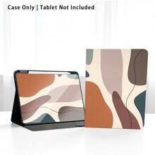 1pc Abstract Pattern Flip Cover Tablet Protective Case With Pen Slot, Compatible With Samsung A9/A9+/S9/S9FE/A11/A11+/S11/S10 FE/S10 FE+/S10 Lite, A16 2025, Air 11/13, M3 2025, Mini 7 A17, Pro 2024, Air 11/13, M2 2024, Pro 11/13, M4 2024, Pro 12.9, 7/8/9 Gen, 10.2, 10 Gen, 10.9, Air 4/5/6/7/8, 10.9, Pro 11, 4/5/6 Gen, Mini 6, Se 11, Honor, Matepad Se 11, - Multicolor - View 8