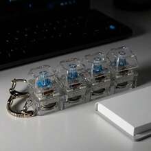 Móc khóa đồ chơi ngón tay hình phím cơ trong suốt bằng nhựa PC - Đồ chơi giảm áp lực với âm thanh click rõ ràng, quà tặng sáng tạo cho lễ Phục sinh, Halloween, Giáng sinh, sinh nhật và các bữa tiệc. Móc khóa đồ chơi ngón tay hình phím cơ trong suốt bằng nhựa PC - Đồ chơi giảm áp lực với âm thanh click rõ ràng, quà tặng độc đáo cho các ngày lễ, sinh nhật và tiệc tùng. - Xem 7