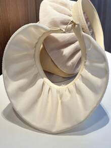 1 chiếc mũ rộng vành xếp ly thanh lịch dành cho nữ, mũ mùa hè chống tia UV, thoáng khí, chất liệu lưới, thích hợp làm quà tặng Ngày của Mẹ/Ngày Valentine/Ngày lễ. - Nhiều màu - Xem 6