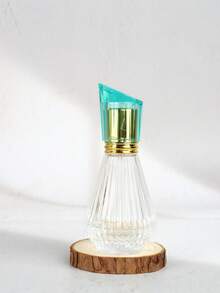 1組 30ml 空可填充透明條紋玻璃香水噴霧瓶，附5色鑽石切割瓶蓋、超細霧噴頭及免費3合1填充工具，防漏便攜，適合DIY香水、旅行必備，女性女孩禮物 - 彩色 - 查看 8