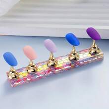 2 Set Nail Stand For Press On Nails, Acrylic Nail Display Stand With Strong Magnetic Nail Holder For Painting Nails Gel Fake Nails Design Nail Practice Stand For Nail Salon/DIY Supplies - N5 - 查看 7