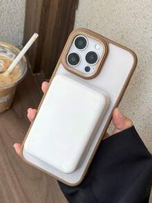 Compatible With IPhone 17 Pro Max/16/15/14/13/12/11, High Transparency Magnetic Adsorption Phone Case, Diamond Texture Lens Protection Anti-Drop Protective Cover - Multicolor - View 9
