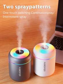 1 Peça Humidificador de Carro USB 180ml - Com Névoa Fria e Luzes LED, Aroma e Humidificador de Ambiente, Purificador de Ar Essencial Pequeno para Carros. Disponível em Preto e Branco, Proporciona Ar Fresco Duradouro e é Ideal para Carro, Casas, Quartos, Escritórios e Casas de Banho - Modelo H09 - Ver 2