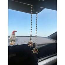 Sun Car Interior Pendant Beautiful Sun Car Rearview Mirror Hanging Decoration Car Interior Pendant - Sun - View 11