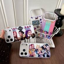 Hasbro 1 pieza Funda de teléfono adecuada para Witcher Coven, compatible con iPhone 16 Pro Max, funda protectora suave con dibujos animados de chica anime, 17 - Multicolor - Ver 1