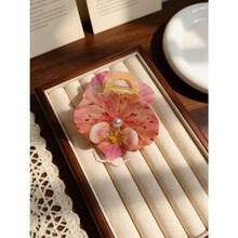 1pc French Romantic Wavy Edge Faux Phalaenopsis Orchid Hair Clip Creating A Gentle Atmosphere Floral Hair Clip Vacation Style Hair Clip Faux Phalaenopsis Orchid Flower Hair Clip Fairy-Like Wavy Edge Design Spring/Summer Vacation Hair Accessory Gentle Wavy Edge Phalaenopsis Orchid Hair Clip Sweet Atmosphere Hair Clip Vacation Style Occipital Hair Clip Elegant Claw Clips - Nhiều màu - Xem 8
