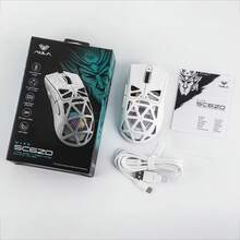 AULA SC620 3-Mode Wireless Mouse: 2.4G/Bluetooth/Wired, Hollow Lightweight RGB Design Gaming Mouse For Desktop & Laptop - View 13