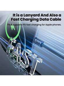 8英寸USB-C转USB-C编织短款应急充电及数据线，锌合金金属外壳，兼容MacBook、17 Pro Max和安卓设备，时尚礼品级设计 - 黑色 - 查看 4