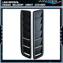 Universal Fitment Black Front Air Flow Intake Hood Vent Scoop 2PCS 20x5 Inch PP - default - View 5