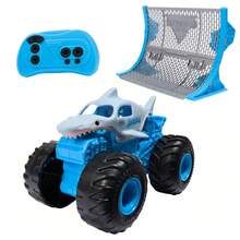 Monster Jam Megalodon Remote Control Monster Truck With Ramp 1:64 Scale - 1 - 查看 2