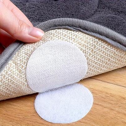 12pcs Anti-Slip Pads - Suitable For Non-Slip Floors, Mattresses, Sofas And Furniture Protection In Homes, Offices, Gyms, Hotels, Etc. With Strong Adhesive Backing, No Residue, And Easy To Remove. An Economical Reusable Solution With Textured Surface, Durable Material, And Sticky Backing.