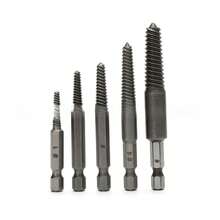 Bộ 5 chi tiết dụng cụ tháo ốc vít bị gãy đầu lục giác, 60mm màu đen, dụng cụ tháo ốc vít bị gãy đầu lục giác bằng điện, tháo nhanh. - Bộ chiết xuất 5 món [98g] - Xem 8