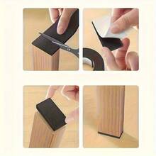 1 cuộn miếng lót chống trượt 39,37 inch, thích hợp cho ghế, chân bàn, sofa, ghế đẩu và các đồ nội thất khác - Bền, giảm tiếng ồn, chống trầy xước - Dễ cắt, bảo vệ bề mặt nhám của chân đồ nội thất, có thể cắt bằng dụng cụ - A - Xem 2