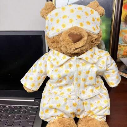 (Clothes Only)35cm/40cm Teddy Bear Doll Clothes Suit Collection,Cute Outfit Sets,36cm Barcelona Bear Doll Clothing For Dressing Up,Cute Stuff,Clothes For Stuffed Animals,Party Favors,Birthday Gifts(Doll Not Included)