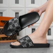 Dép nam, dép lê nam kiểu dáng giản dị, thoải mái và năng động, dép đế bằng EVA mềm mại chống trơn trượt, thích hợp cho cả trong nhà và ngoài trời, dép nam siêu thoải mái, bền bỉ, chống trơn trượt, rất phù hợp để mang hàng ngày. - màu đen - Xem 7