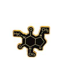 1/4 piezas Broche de elemento químico, fórmula matemática romántica, molécula química, símbolo de Pi, decoración de estilo intelectual para ropa, mochila, regalos para madre, padre, graduación y maestro - Multicolor - Ver 10