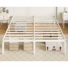Allewie Bed Frame, 14 Inch Metal Platform Beds With Storage Space, No Box Spring Needed And Easy Assembly, Black YITB - White - View 11