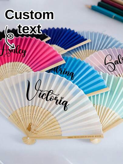 Quạt cá nhân hóa, Quạt cầm tay tùy chỉnh, Quạt cưới bằng gỗ, Quà tặng cho vợ, Quà kỷ niệm, Quạt khắc cá nhân hóa