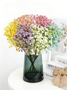 60 bông hoa giả sống động như thật - Bó hoa sao nhựa rực rỡ, thích hợp cho đám cưới, trang trí nhà cửa và văn phòng - Chống oxy hóa, nhiều màu sắc (Không bao gồm bình hoa), trang trí đám cưới, hoa sống động như thật, hoa giả lãng mạn chất lượng cao, thích hợp cho trang trí nhà cửa trong nhà, trang trí bàn tiệc cưới, lễ kỷ niệm, mùa xuân và mùa hè, thích hợp sử dụng trong nhà và ngoài trời. - Nhiều màu - Xem 4